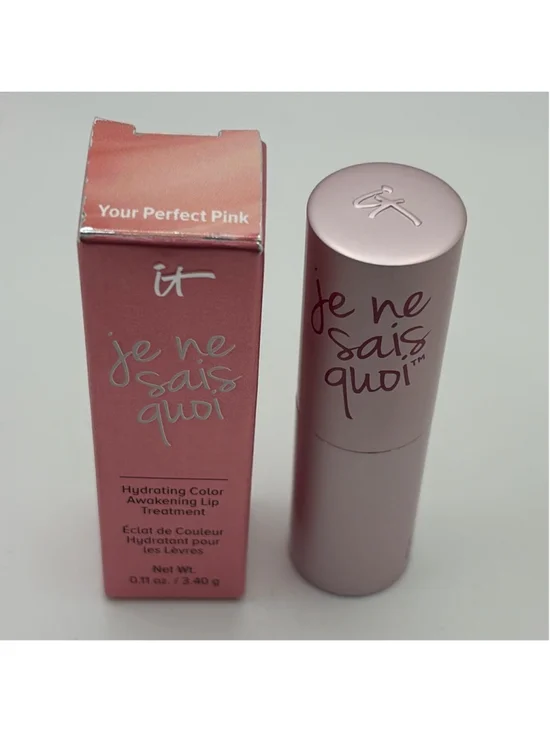 IT Cosmetics Je Ne Sais Quoi Hydrating Lip Treatment Your Perfect Pink 0.11 oz - Picture 4 of 5